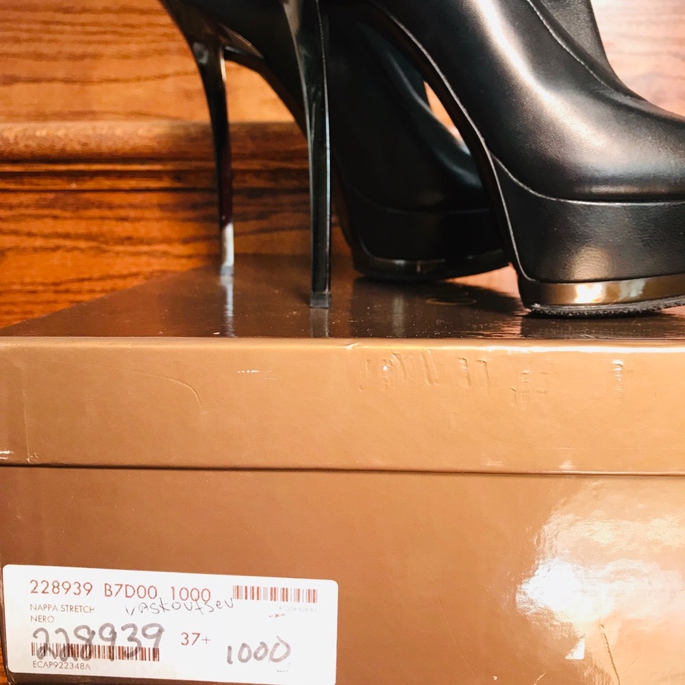 Gucci - Black Nappa Stretch Nero Boots/Bootie - Picture 8 of 8